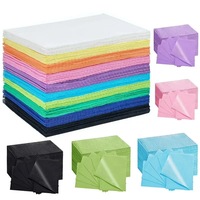 125 pièces/sac de bavettes dentaires jetables colorées, bavettes buccales, tampons de nettoyage, tabliers en papier pour patients, fournitures pour salons de tatouage et instituts de beauté, sac à outils