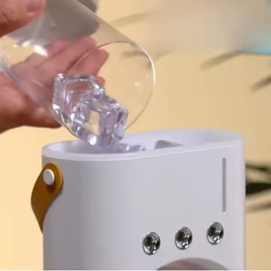 Summer Desktop Air Conditioner <b>Fan</b> Double Spray Humidifier Portable Home Mist Cooling Mini Desktop Air Cooler <b>Remote</b> <b>Control</b> New - Product Image 5