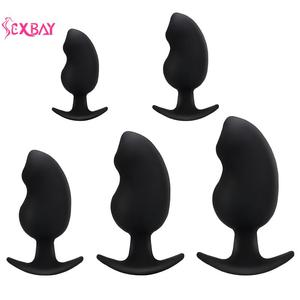 Juego de 5 Tapones Anales de Silicona SEXBAY con Base de Diseño de Ancla, 100% Impermeable, Juguete Sexual <span class=keywords><strong>Anal</strong></span> para Estimulación <span class=keywords><strong>Anal</strong></span>, Uso como Dildo - Product Image 2