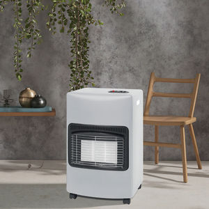 <span class=keywords><strong>Chauffage</strong></span> d'intérieur <span class=keywords><strong>mobile</strong></span> au <span class=keywords><strong>gaz</strong></span> GPL à infrarouge CE 4,2kW avec trois plaques en céramique Installation autoportante Fonction d'éclairage - Product Image 5