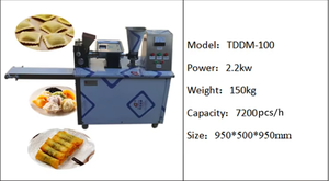 Hot Sale Fully Automatic Motorized <b>Dumpling</b> Making <b>Machine</b> for Momo Samosa Spring Roll-70pcs/Min Food Grade Stainless Steel - Product Image 3