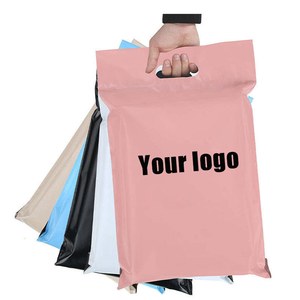 Custom Logo Portable Tote Express Courier Pouches Self-sealing Adhesive Poly Plastic T-shirt Gifts tote bag Clothing Mailing Bag