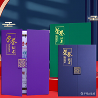 Porte-documents A4 blanc en gros, pliable en trois, avec logo personnalisé estampé à chaud, pour diplôme de remise des diplômes