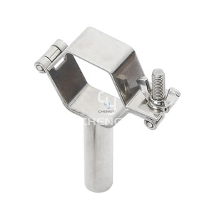 Support de tuyau hexagonal en acier inoxydable, serrage flexible pour pipeline - Product Image 1