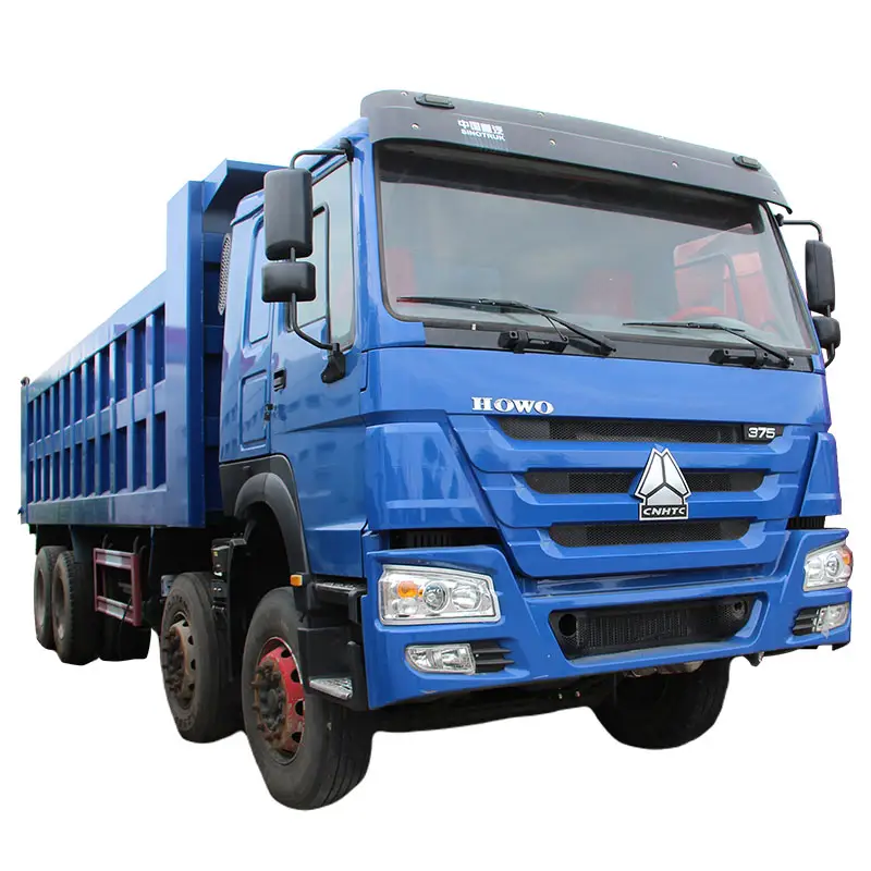 덤프 트럭 30t 중국 Howo 8x4 브랜드 사용 Sinotruck 덤프 트럭 슈퍼 드라이브 375Hp 12 휠 40t 덤프 트럭 에티오피아