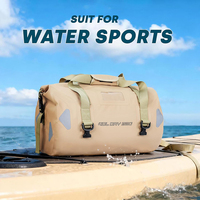 Sac étanche, sac de voyage 40L 66L 100L avec coutures soudées, bretelles pour kayak, camping, navigation, moto