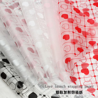 Emballage de fleurs en papier métallisé enduit de PE imperméable, petit format, transparent, pour boutique de fleurs, bouquet floral