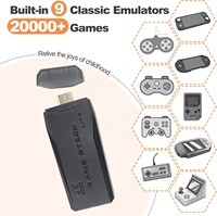 Cadeau de Noël M8 Famille TV 64G Intégré 20000 Jeux Bâton 2 Manette Sans Fil Gamepad 4K HD Console de Jeu Vidéo