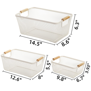 Cesta de Almacenamiento Duradera para Cocina, Diseño Decorativo y Portátil para Frutas, Bocadillos, Botellas y Artículos Diversos - Product Image 2