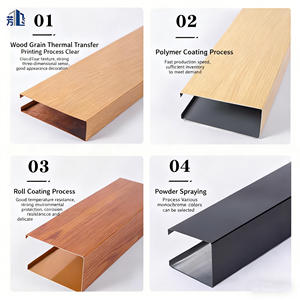 Moderna striscia di alluminio ignifuga piastrelle per controsoffitti-impermeabile antigraffio per la decorazione di interni/esterni hotel - Product Image 4