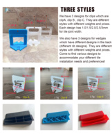 Système de Nivellement de Carrelage en Porcelaine de 5mm, Clips de Nivellement de Carrelage en Céramique, Système Autonivelant en PP, Écartement de Carrelage Croisé