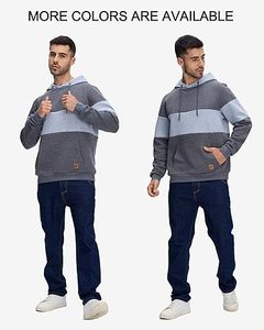 Tela de Jersey con Capucha para Hombre de Alta Calidad, Económica, Ecológica, de 340g, 100% Poliéster, Secado Rápido, Color Sólido, con Logotipo Personalizado Tejido y Forro - Product Image 4