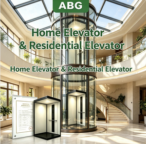 <span class=keywords><strong>Ascensor</strong></span> Residencial Neumático Silencioso con Capacidad de Carga de 450 kg y Riel de Elevación Suave, Elevador Doméstico para Viviendas Unifamiliares Medianas - Product Image 1