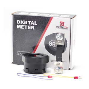 PZEM-019A xe kỹ thuật số vôn kế vòng <span class=keywords><strong>LCD</strong></span> peacefair 5V 12V Single phase điện áp Tester Volt Bảng điều chỉnh Meter voltimetro - Product Image 2