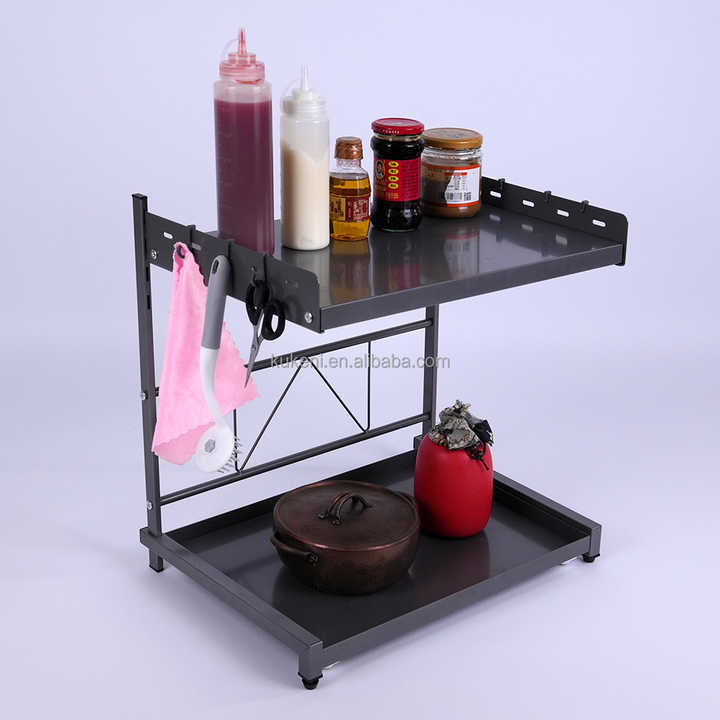 Wire Pull Out Racks Cheap kitchen storage wire pull out spice rack under shelf organizer ...
