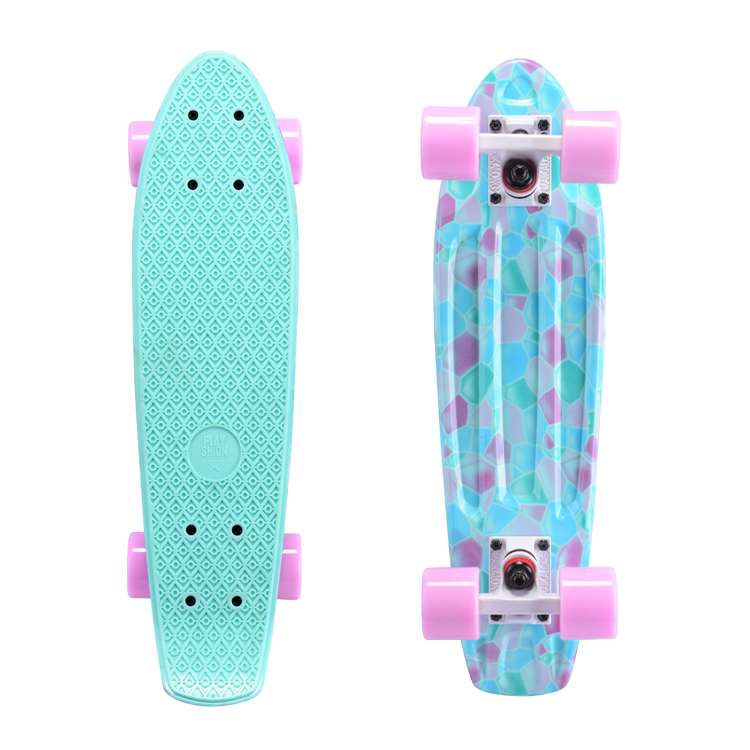 New Funshion Classic Penny Board PP Plastic Skateboards for Kids
