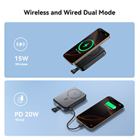 Chargeur sans fil Qi2 3 en 1 JOYROOM 10000mah avec support