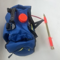 JMFIRE ZHASD-08 Tas Ransel Pemadam Kebakaran dengan Pistol Air Kapasitas 20-24L Mode Manual/Elektrik Ringan Fleksibel Softbody untuk Pemadam Kebakaran