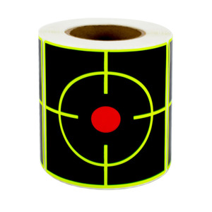 Papel de Objetivo Reactivo de <span class=keywords><strong>Impacto</strong></span> Visual de 3 Pulgadas para Prácticas de Tiro con Armas Reales y de Aire Comprimido - Product Image 2