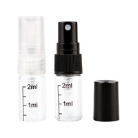 2ml 3ml 5ml 10ml Décent Mini Vaporisateur Vide Rechargeable Échantillon de Parfum Atomiseur Testeur Bouteille Voyage Mince Bouteille en Verre avec Échelle