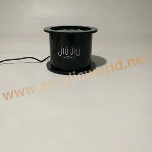 Countertop Illuminated Liquor Display Stand Custom LED Acrylic Bottle Showcase for Retail <b>Bars</b> and Stores - Product Image 2