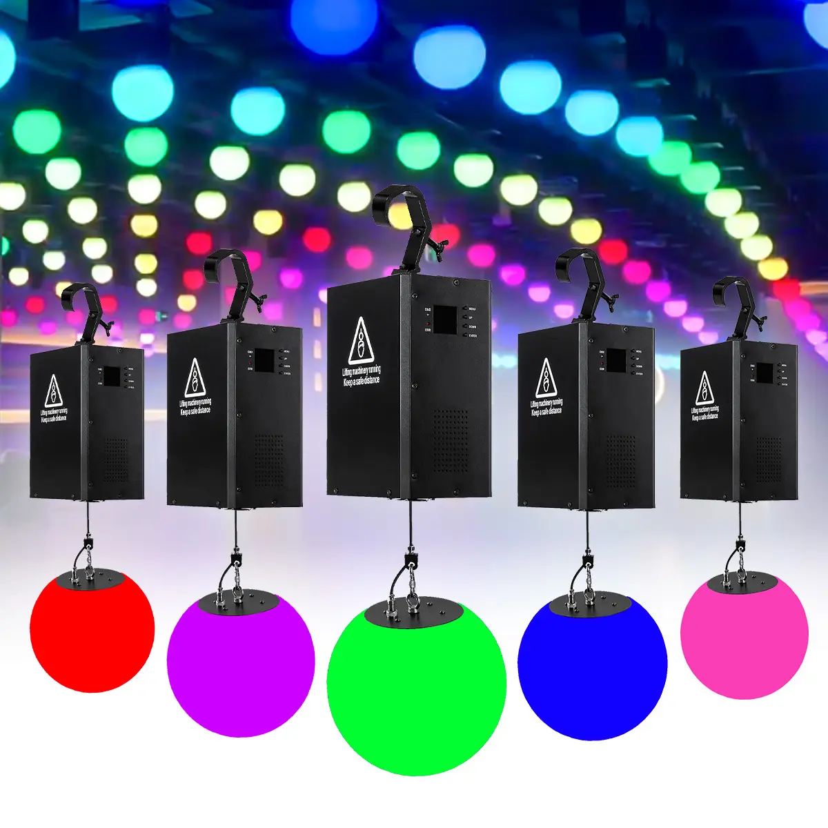 Nachtclub dmx Stage Light Disco Tanz 3D Kinetic Lift Ball