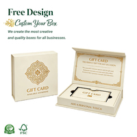 Scatole Regalo per Carte di Credito VIP in Materiali Riciclati Ecologici, Confezioni di Alta Gamma con Design in Lamina d'Oro