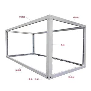 Casa Contenedor Desmontable Rectangular de Espesor Estándar, Diseño Minimalista - Product Image 1