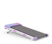 Tapis de marche à installation rapide, prêt à l'emploi à tout moment, tapis de course sous le bureau, moteur silencieux sans balais, machine d'exercice compacte pour la maison