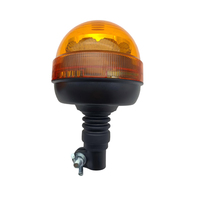 Flexibler DIN-Stangenmontage 12-24V LED-Rundumleuchte ECE R65 Klasse 1 UKCA-Zertifiziert Gelbe Notfall-Blitzleuchte für Traktoren