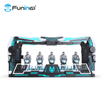 Compétition de course en VR à 5 joueurs, équitation, réalité virtuelle, moto de simulation, jeu de course en VR, installations d'amusement à vendre