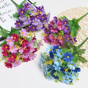 <span class=keywords><strong>Bouquet</strong></span> <span class=keywords><strong>de</strong></span> marguerites et chrysanthèmes artificiels pour la décoration <span class=keywords><strong>de</strong></span> balcon, style campagnard, vente en gros - Product Image 3