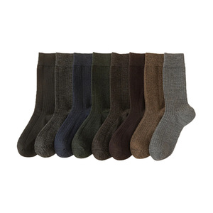 Men's <b>Wool</b> <b>Socks</b> Mid-Calf Solid Color Keep Warm Regular Casual <b>Socks</b> For Autumn Winter - Product Image 5