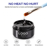 Set de Gel Transparente para Extensión de Uñas de Secado Rápido en 5 Segundos, Sin Dolor, No Tóxico, Ecológico, Libre de TPO, TMPTA y HEMA
