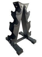 Vente en gros de supports verticaux pour haltères de différentes tailles, supports de rangement, supports pour équipements de fitness domestiques, portables, stables et robustes