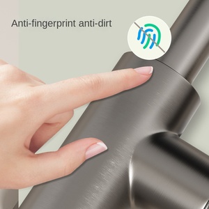 Robinet de cuisine extractible en laiton 59A avec rotation à 360° °   Robinet rotatif, rétraction automatique par gravité, sortie <span class=keywords><strong>d</strong></span>'<span class=keywords><strong>eau</strong></span> à trois modes pour évier moderne - Product Image 5