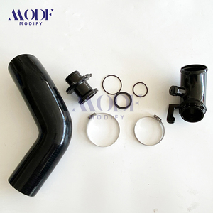 Kit de suppression du silencieux avec tuyau coudé d'admission <span class=keywords><strong>turbo</strong></span> et tuyau d'admission en silicone pour VW <span class=keywords><strong>Golf</strong></span> MK7 GTI R Audi S3 A3 TT EA888 Gen3 2015+ - Product Image 3