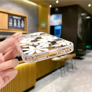 เคสโทรศัพท์มือถือลายดอกเบญจมาศป้องกันการตกสำหรับ16 17 Air 15 14 13 12 11 Pro 16E โรงงาน - Product Image 6