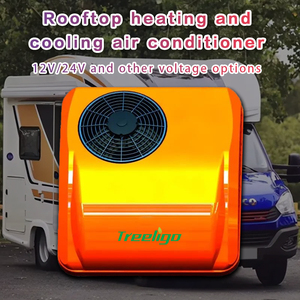 Heat and Cold 12v 24v 48v 72v 220v Semi Truck <b>Ac</b> Apu Parking <b>Cooler</b> 12 Volt 24 Air Conditioner Rooftop EAC002.18 Parking Air - Product Image 5