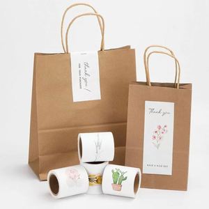 Etiquetas Adhesivas Personalizadas para Cajas de Entrega de Alimentos, Impresión Personalizada, Vinilo Autoadhesivo Impermeable - Product Image 4