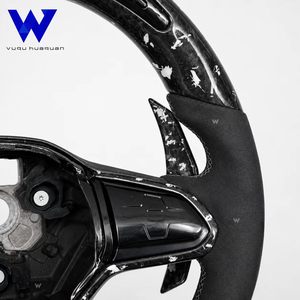 Proveedor Directo, Volante de Fibra de Carbono Forjado Multifuncional de Alta Calidad, Apto para BORA, CADDY, GOL, GOLFGTI, <span class=keywords><strong>GOLFGTD</strong></span> - Product Image 6
