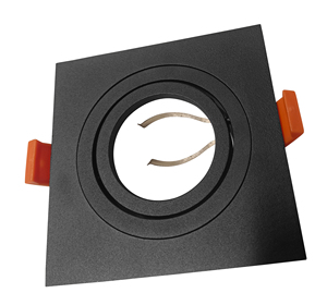 Support de lampe moderne GU10, cadre de projecteur MR16 <span class=keywords><strong>E27</strong></span>, coque de support de lampe circulaire encastrée pour plafond, base de lumière LED, douille d'éclairage - Product Image 2