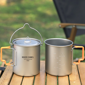Lightweight Camping Coffee <strong>Mug</strong> with Collapsible Handle for Travel Picnic Hiking and <strong>Climbing</strong> for Outdoor Adventures - Product Image 1