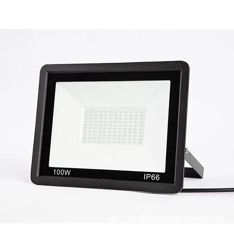 LED 홍수 조명 실외, 100W 외부 작업등 (플러그 포함) IP66 방수, 6000K 휴대용 외부 보안 투광 조명