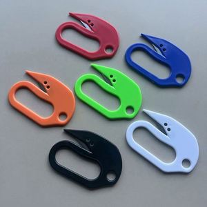 ที่เปิดกล่องแบบวงแหวนพร้อมรูเจาะ - ที่ตัดกล่อง ABS ขนาดกะทัดรัดและปลอดภัย พร้อมพิมพ์ซิลค์สกรีนสำหรับของขวัญส่งเสริมการขาย - Product Image 3