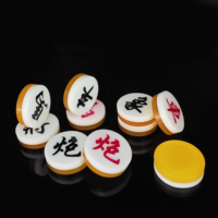 Plaquette Double couche Composite acrylique personnalisée, Logo personnalisé d'échecs chinois