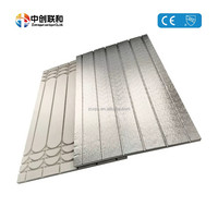 Planche de chauffage par le sol en aluminium gaufré personnalisable, épaisseur 30 mm, pour usage domestique et commercial