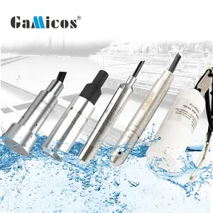 GAMICOS 4-20mA 0 ~ 5M 0.5% F.S. Sensor de nivel de presión de agua sumergible subacuática