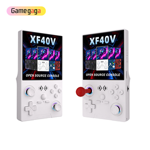 Consola de Juegos Portátil X XF40V, Pantalla IPS de 4 Pulgadas y 720x720, Sistema Linux RK3326 de Cuatro Núcleos, Batería de 4000 mAh, Wifi 2.4G, Joystick RGB con Luz - Product Image 1