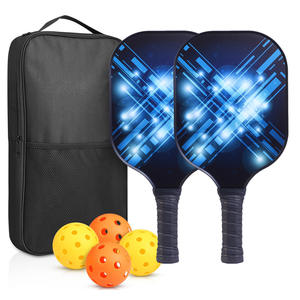 2026 <span class=keywords><strong>mejor</strong></span> regalo OEM personalizado carbono 2 paletas + 4 bolas + 1 bolsa fibra <span class=keywords><strong>de</strong></span> vidrio YN7 PP Honeycomb Pickleball paletas - Product Image 4